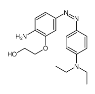 2-[2-amino-5-[[4-(diethylamino)phenyl]diazenyl]phenoxy]ethanol结构式