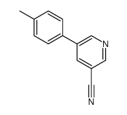 5-p-tolylpyridine-3-carbonitrile结构式