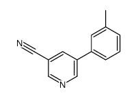 5-m-tolylpyridine-3-carbonitrile结构式