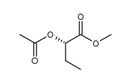 (S)-methyl 2-acetoxybutanoate Structure