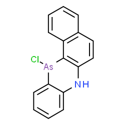 12-Chloro-7,12-dihydrobenzo[a]phenarsazine Structure