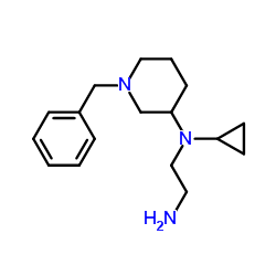 N-(1-Benzyl-3-piperidinyl)-N-cyclopropyl-1,2-ethanediamine Structure