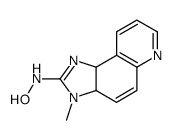 N-(3-methyl-3a,9b-dihydroimidazo[4,5-f]quinolin-2-yl)hydroxylamine Structure