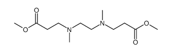 3,6-Diaza-3,6-dimethyl-1,8-octanedicarboxylic acid dimethyl ester Structure