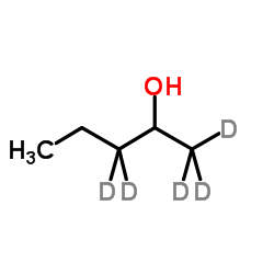 2-(1,1,1,3,3-2H5)Pentanol Structure