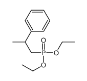 1-diethoxyphosphorylpropan-2-ylbenzene结构式