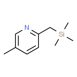 Pyridine, 5-methyl-2-[(trimethylsilyl)methyl]- (9CI) structure