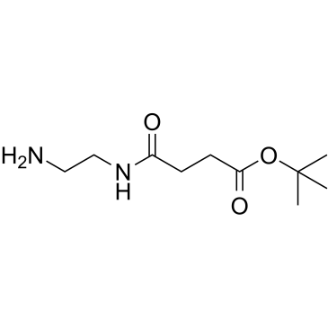 NH2-C2-amido-C2-Boc结构式