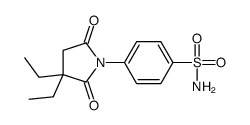 4-(3,3-Diethyl-2,5-dioxo-1-pyrrolidinyl)benzenesulfonamide Structure