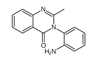 3-(2-aminophenyl)-2-methylquinazolin-4-one Structure