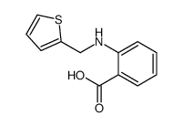 2-((THIEN-2-YLMETHYL)AMINO)BENZOIC ACID结构式