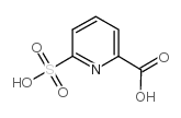 6-磺酸基吡啶-2-羧酸结构式