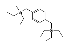 Silane,[1,4-phenylenebis(methylene)bis]triethyl-结构式