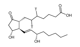 PROSTAGLANDIN E1-[5,6-3H(N)]结构式