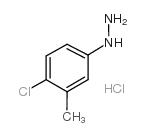 (4-CHLORO-3-METHYL-PHENYL)-HYDRAZINE HYDROCHLORIDE structure