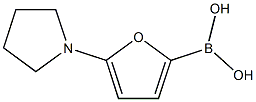 5-(Pyrrolidino)furan-2-boronic acid structure