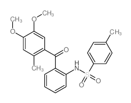 Benzenesulfonamide,N-[2-(4,5-dimethoxy-2-methylbenzoyl)phenyl]-4-methyl- picture