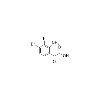 2-(2-Amino-4-bromo-3-fluorophenyl)-2-oxoacetic acid picture