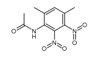 2,4-dimethyl-5,6-dinitroacetanilide Structure