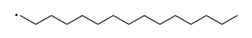 pentadecyl radical Structure