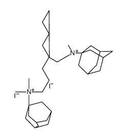 1-adamantyl-[10-[1-adamantyl(dimethyl)azaniumyl]decyl]-dimethylazanium,diiodide结构式