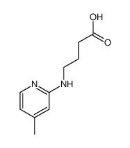 4-(4-methyl-pyridin-2-ylamino)-butyric acid结构式