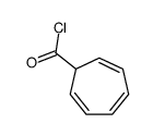 2,4,6-Cycloheptatriene-1-carbonyl chloride (6CI,8CI,9CI) structure