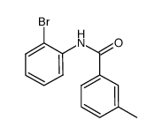 N-(2-bromophenyl)-3-methylbenzamide structure