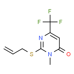 2-(Allylsulfanyl)-3-methyl-6-(trifluoromethyl)-4(3H)-pyrimidinone structure