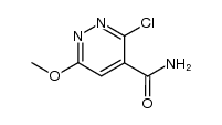 3-chloro-6-methoxy-pyridazine-4-carboxylic acid amide Structure