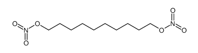 1,10-Decanediyldinitrate Structure