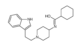 N-[1-[2-(1H-indol-3-yl)ethyl]piperidin-4-yl]cyclohexanecarboxamide Structure