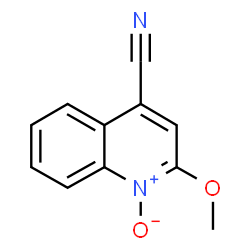 4-Quinolinecarbonitrile,2-methoxy-,1-oxide Structure