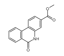 methyl 6-oxo-5,6-dihydrophenanthridine-3-carboxylate结构式