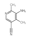 3-Pyridinecarbonitrile,5-amino-4,6-dimethyl- structure