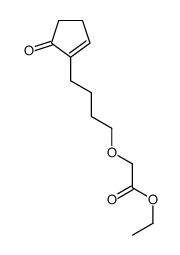 ethyl 2-[4-(5-oxocyclopenten-1-yl)butoxy]acetate Structure