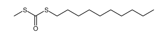 n-Decyl-methyl-dithiocarbonat结构式