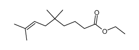 ethyl 5,5,8-trimethylnon-7-enoate结构式