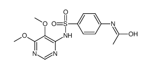 N(4)-acetylsulfadoxine structure