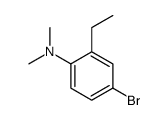 Benzenamine, 4-bromo-2-ethyl-N,N-dimethyl- (9CI)结构式