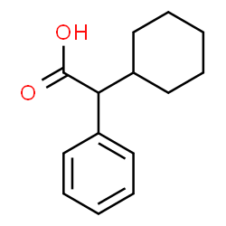 (R)-Cyclohexylphenylacetic acid Structure