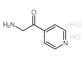 2-AMINO-1-(PYRIDIN-4-YL)ETHANONE DIHYDROCHLORIDE structure