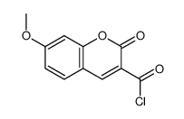 3-chloroformyl-7-methoxycoumarin结构式