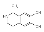 1,2,3,4-四氢-1-甲基-6,7-异喹啉二醇结构式