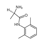 (2R)-N-(2,6-Dimethylphenyl)-2-aminopropanamide Structure