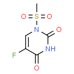 1-Methylsulfonyl-5-fluorouracil结构式