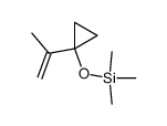 1-Trimethylsiloxy-1-isopropenyl-cyclopropan Structure