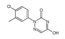 2-(4-氯-3-甲基苯基)-1,2,4-三嗪-3,5(2H,4H)-二酮结构式