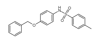 N-(4-(benzyloxy)phenyl)-4-methylbenzenesulfonamide Structure