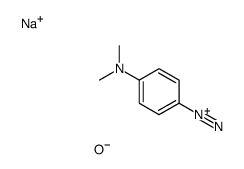 sodium p-(dimethylamino)benzenediazonium sulphite Structure